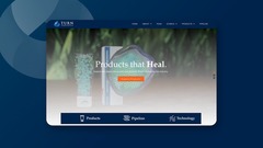 Website for Pharmaceutical Startup